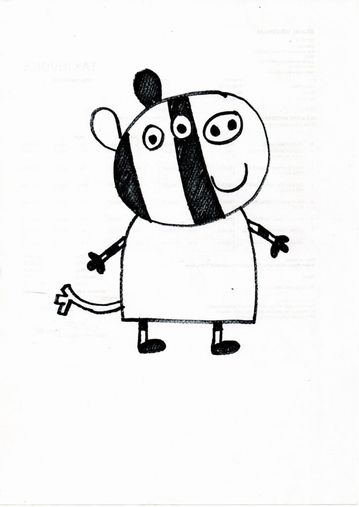 Zuzu Zebra Coloring Pages