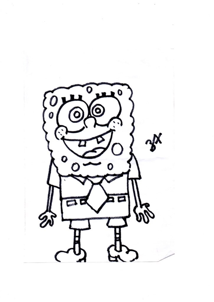 Free Printable Full Size Spongebob Coloring Pages