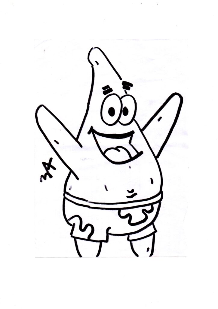 Patrick Star Coloring Pages