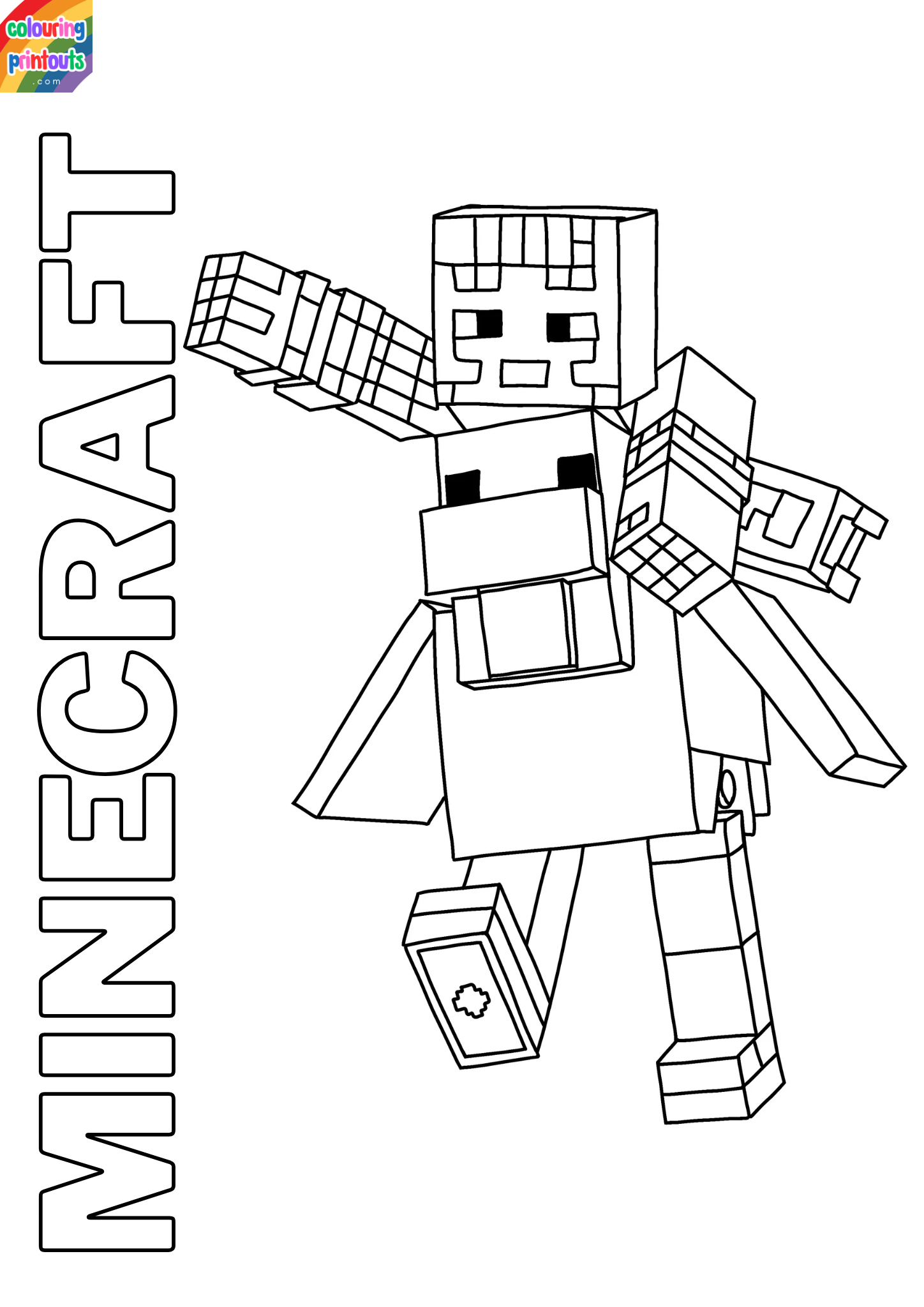 minecraft coloring pages
