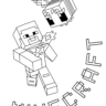 minecraft coloring pages