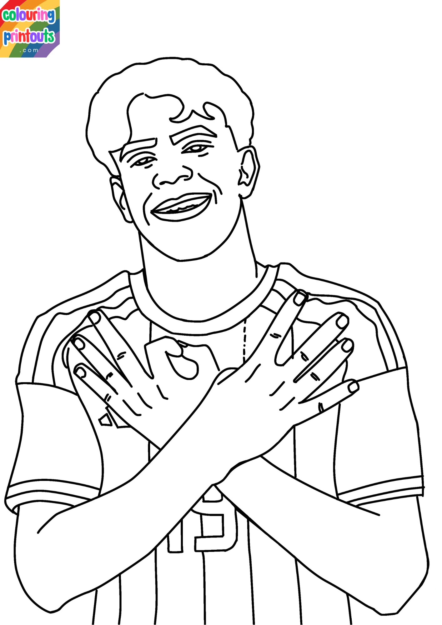 Lamine Yamal Coloring Pages