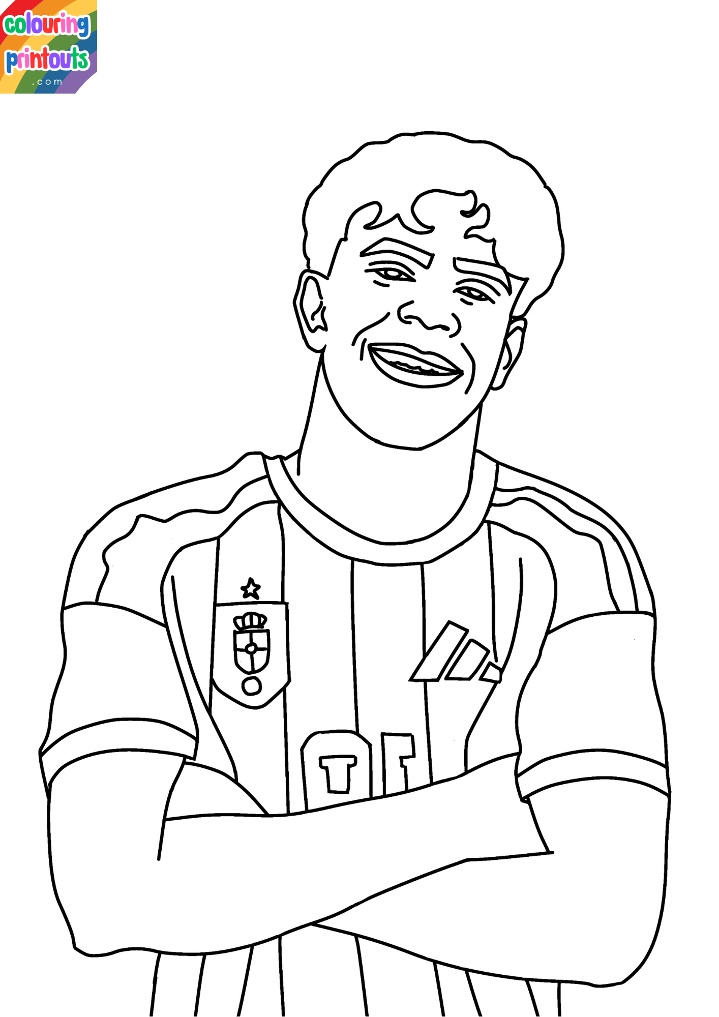 Lamine Yamal Coloring Pages