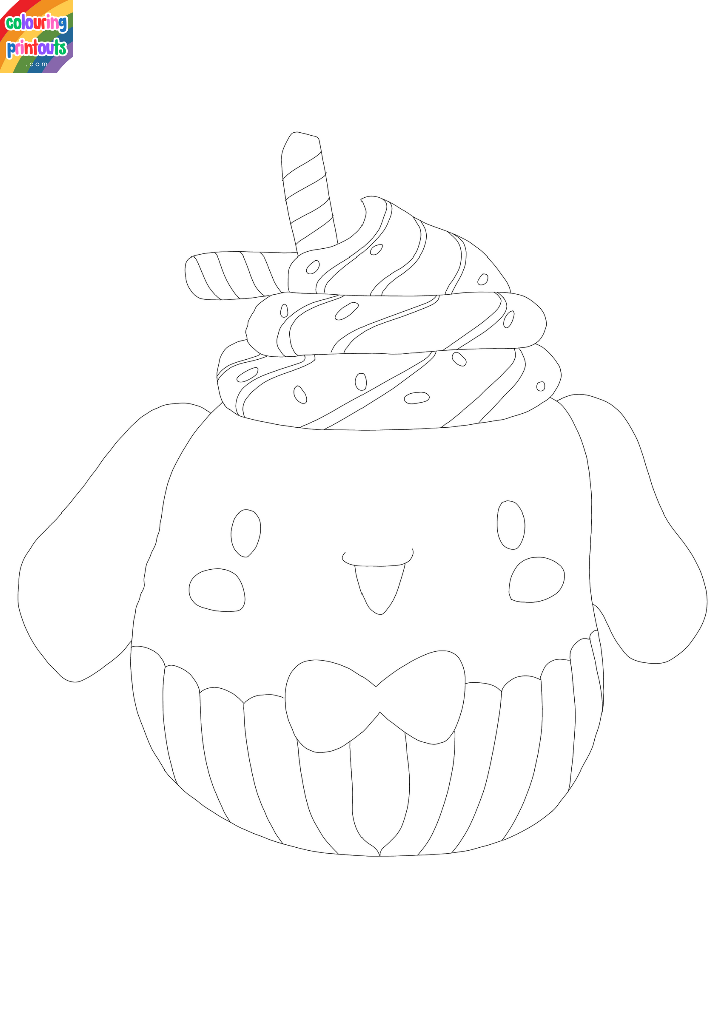 Food Squishmallow Coloring Pages