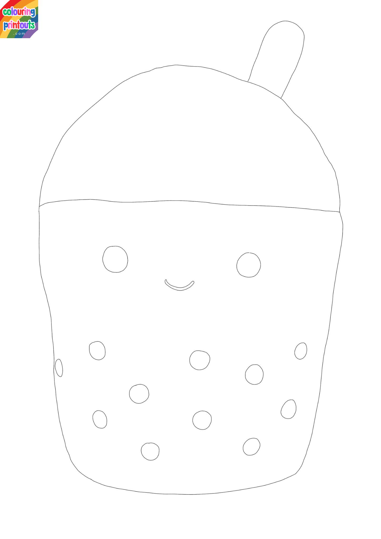 Food Squishmallow Coloring Pages