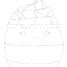 Food Squishmallow Coloring Pages