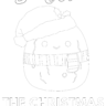 Salim the christmas pickle squishmallow coloring pages