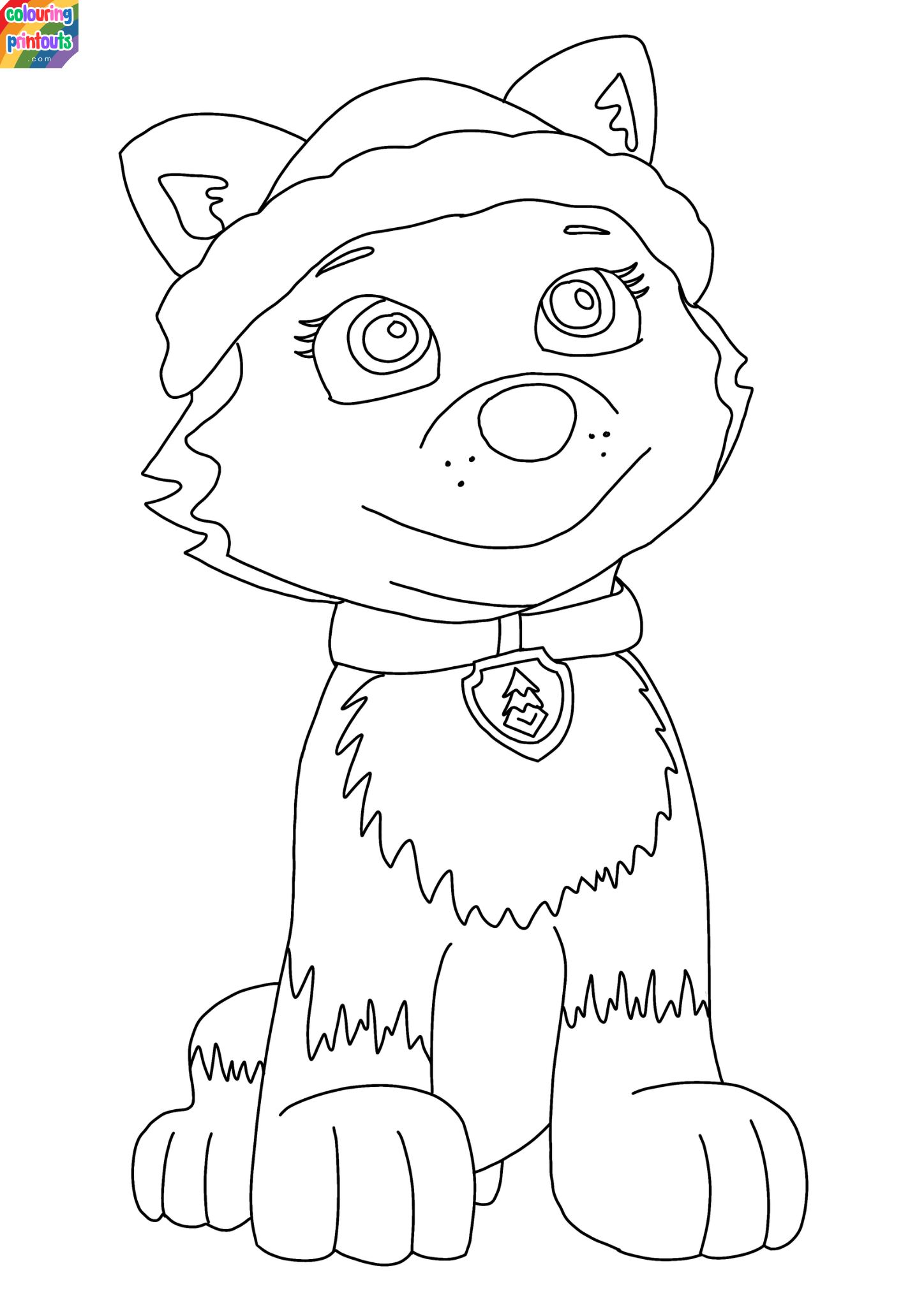 Everest Paw Patrol Coloring Pages