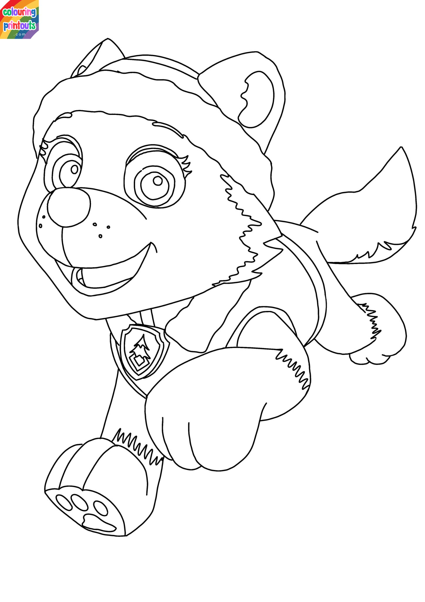 Everest Paw Patrol Coloring Pages