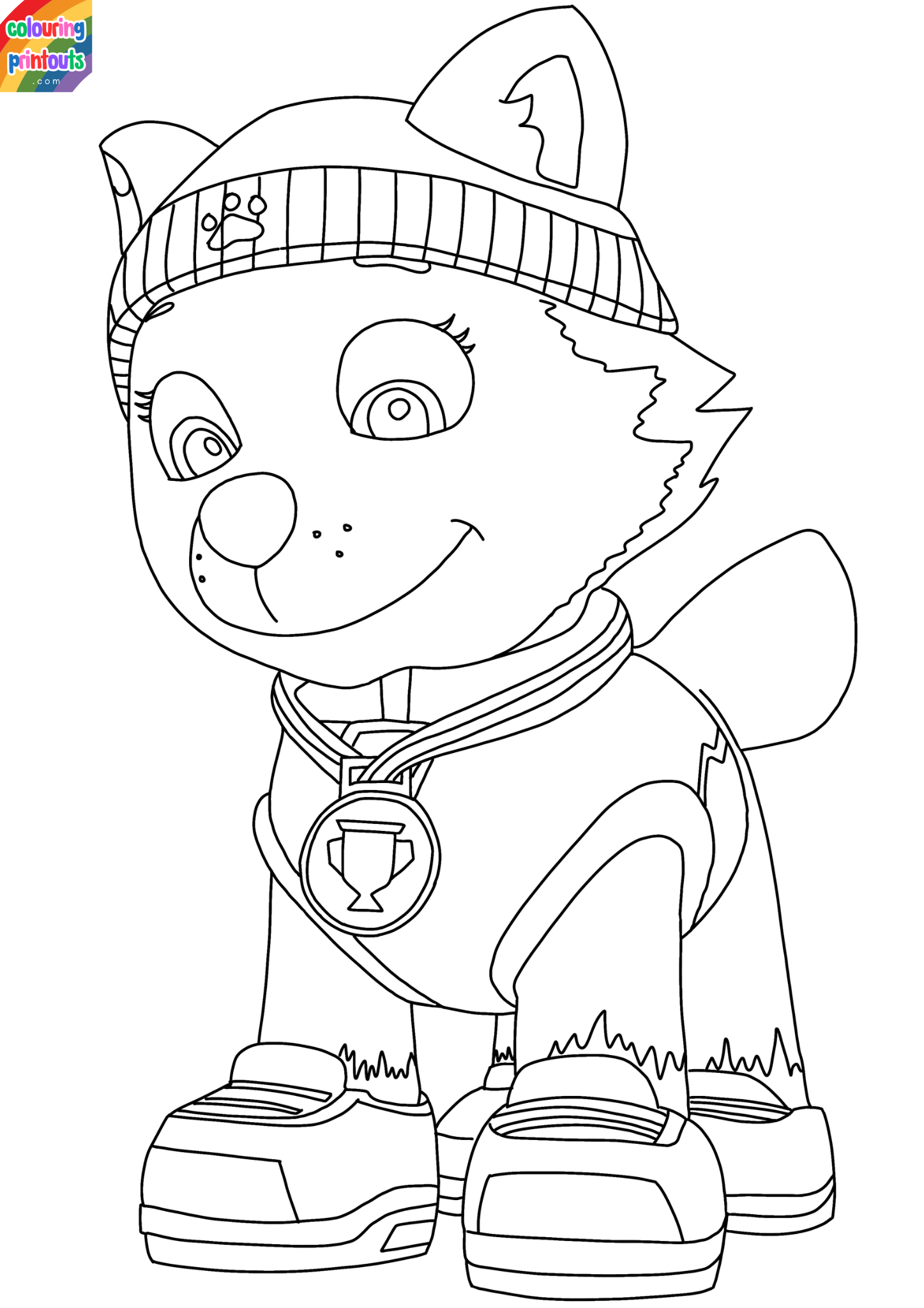 Everest Paw Patrol Coloring Pages