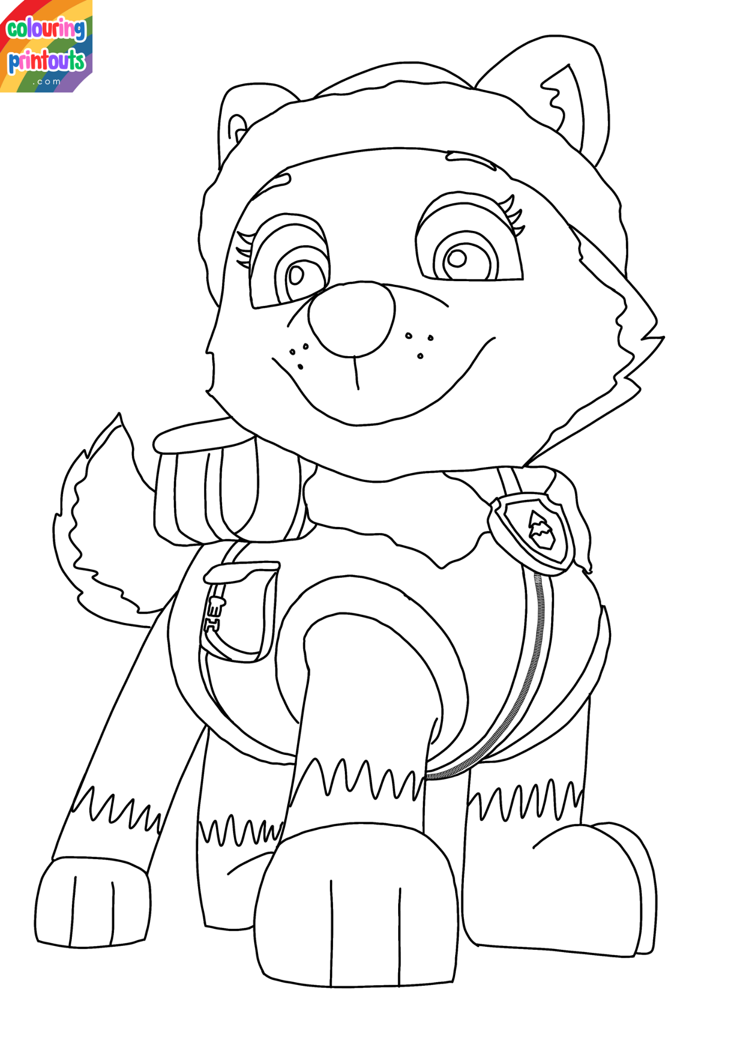 Everest Paw Patrol Coloring Pages