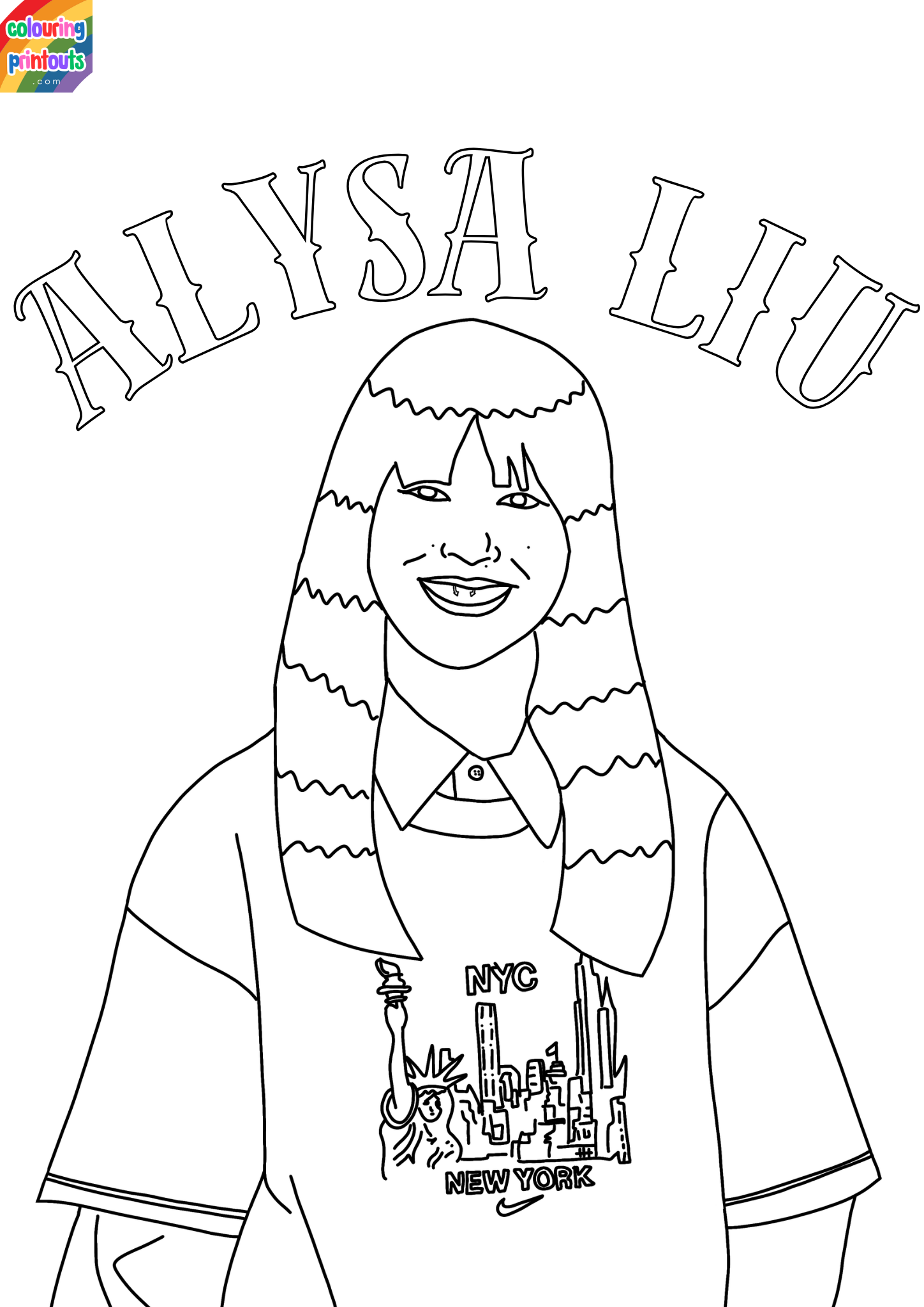 Alysa Liu Coloring Pages