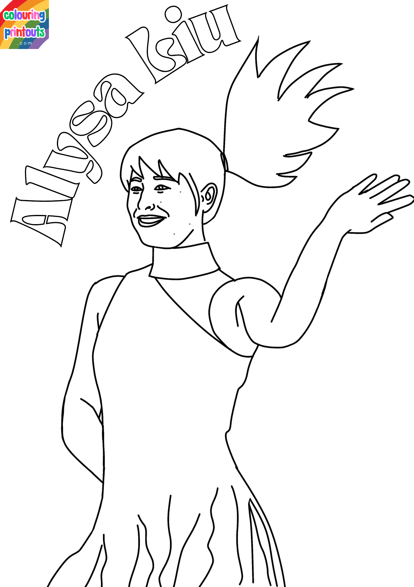 Alysa Liu Coloring Pages