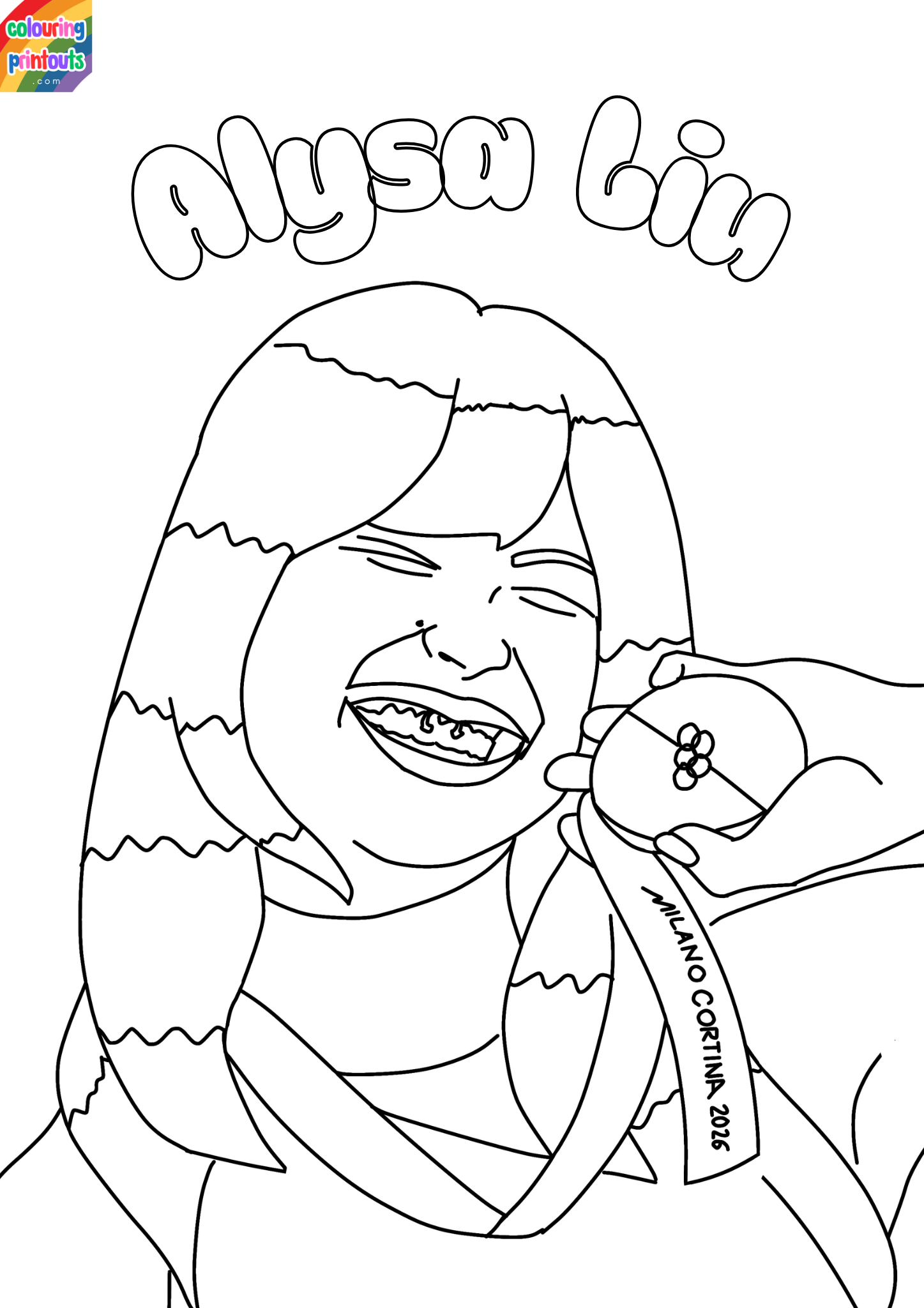 Alysa Liu Colouring Pages (2)