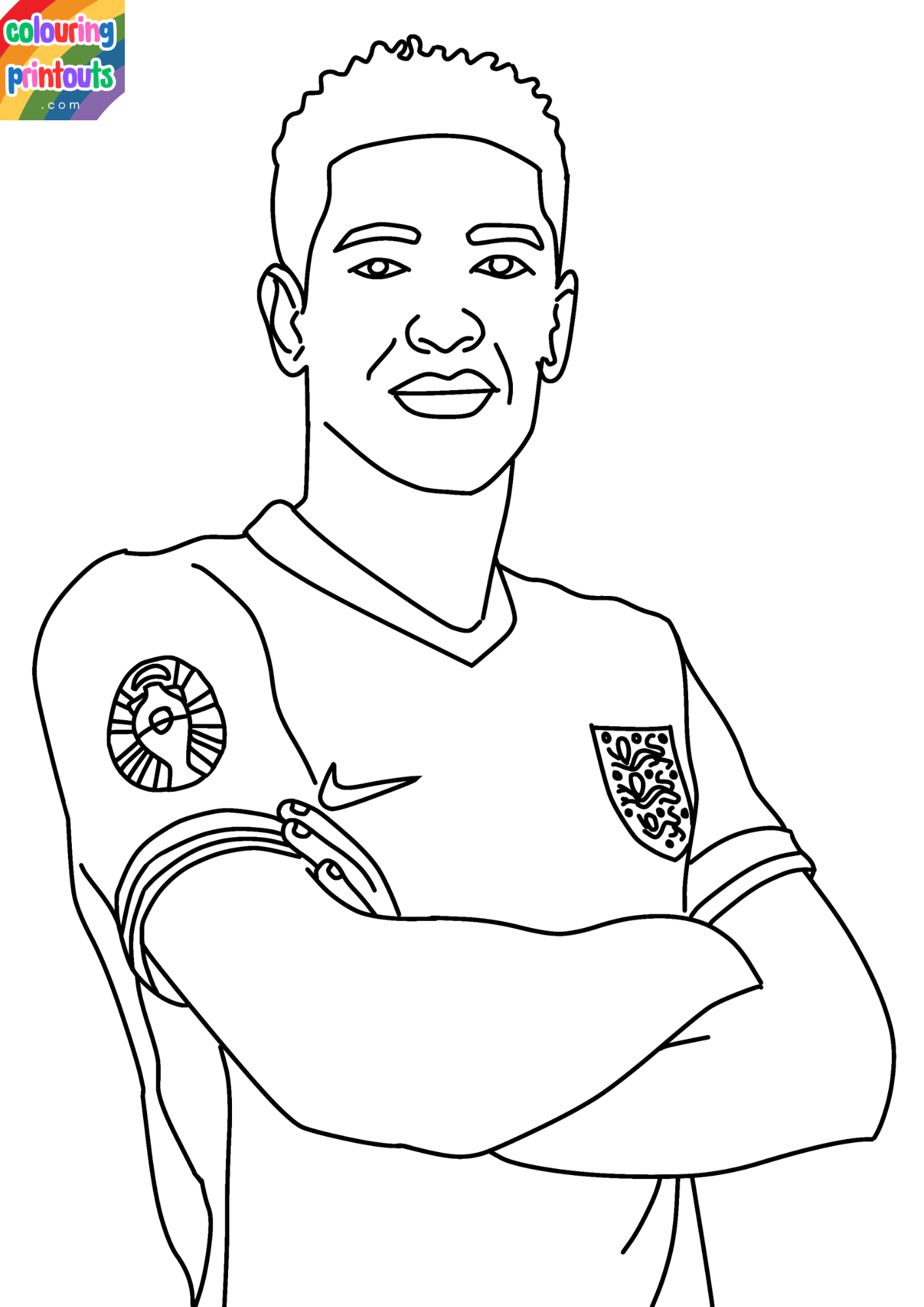 Jude Bellingham Coloring Pages