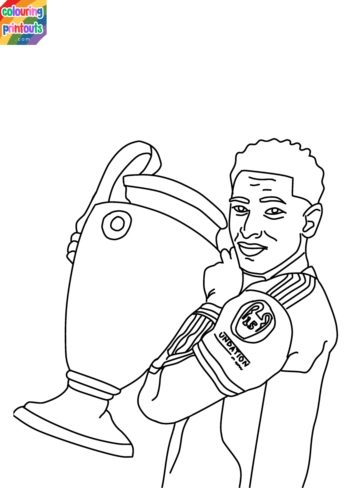 Jude Bellingham Coloring Pages