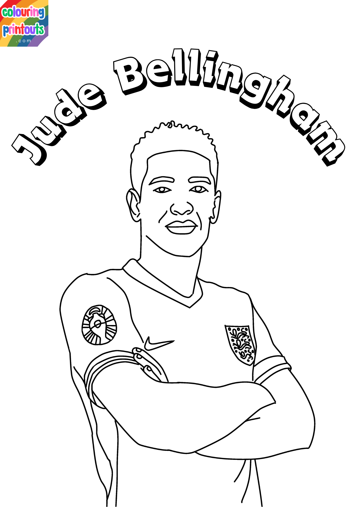 Jude Bellingham Coloring Pages