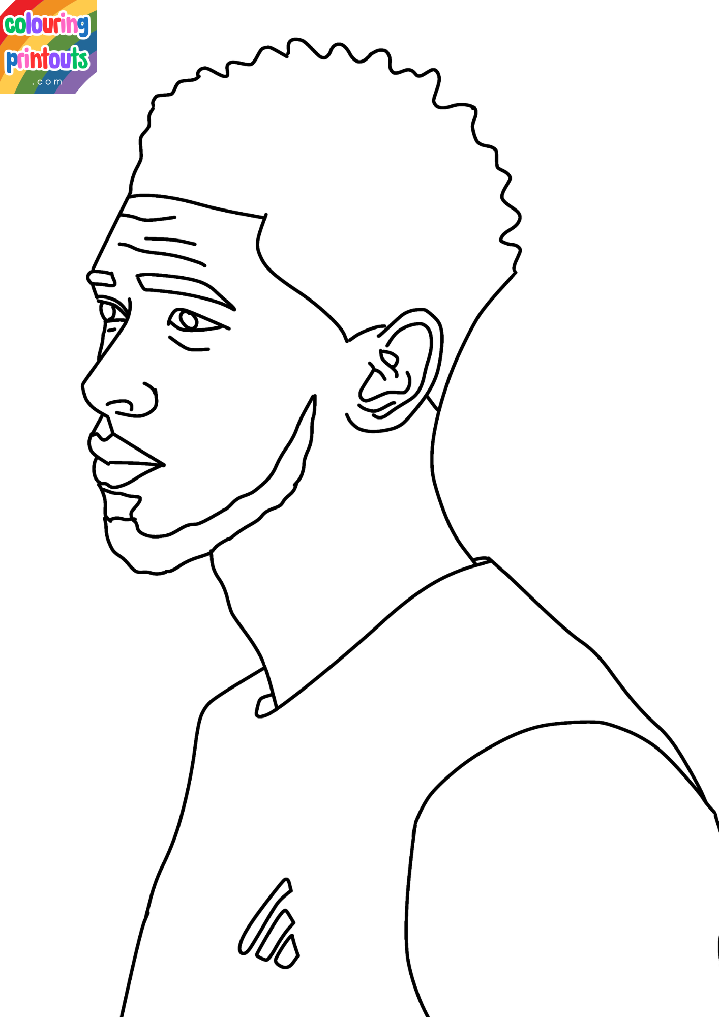 Jude Bellingham Colouring Pages 