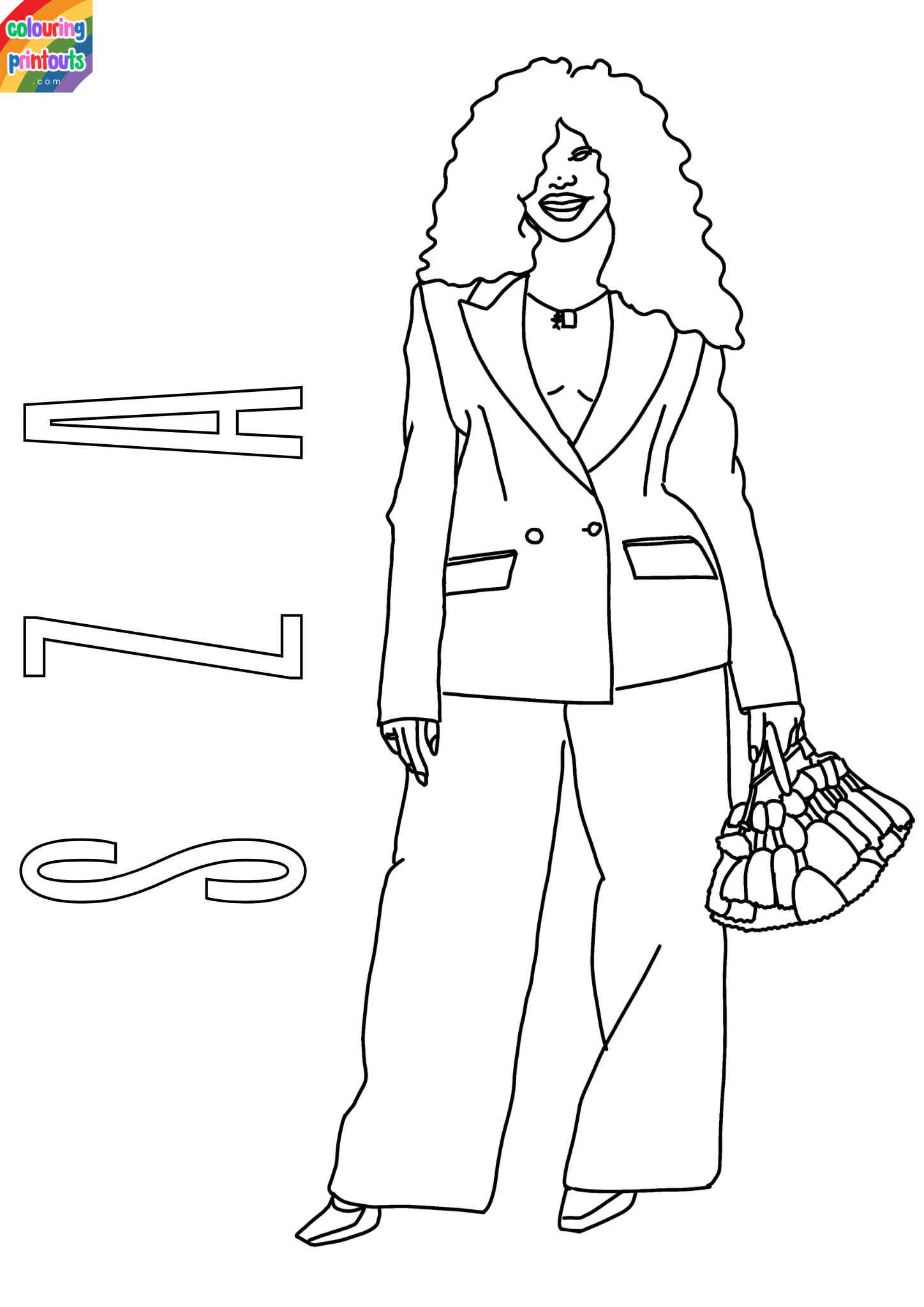 SZA Coloring Pages (2)