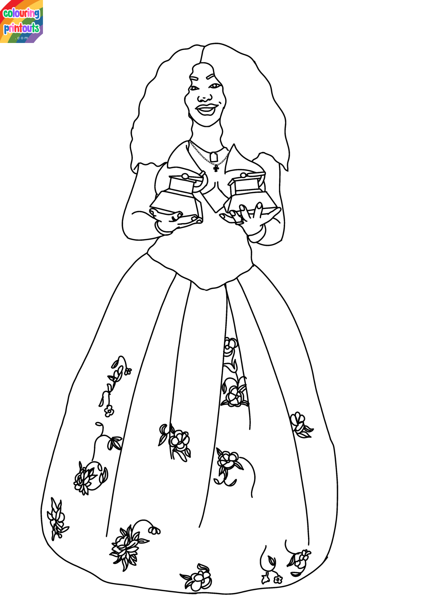 SZA Coloring Pages