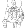 SZA Coloring Pages