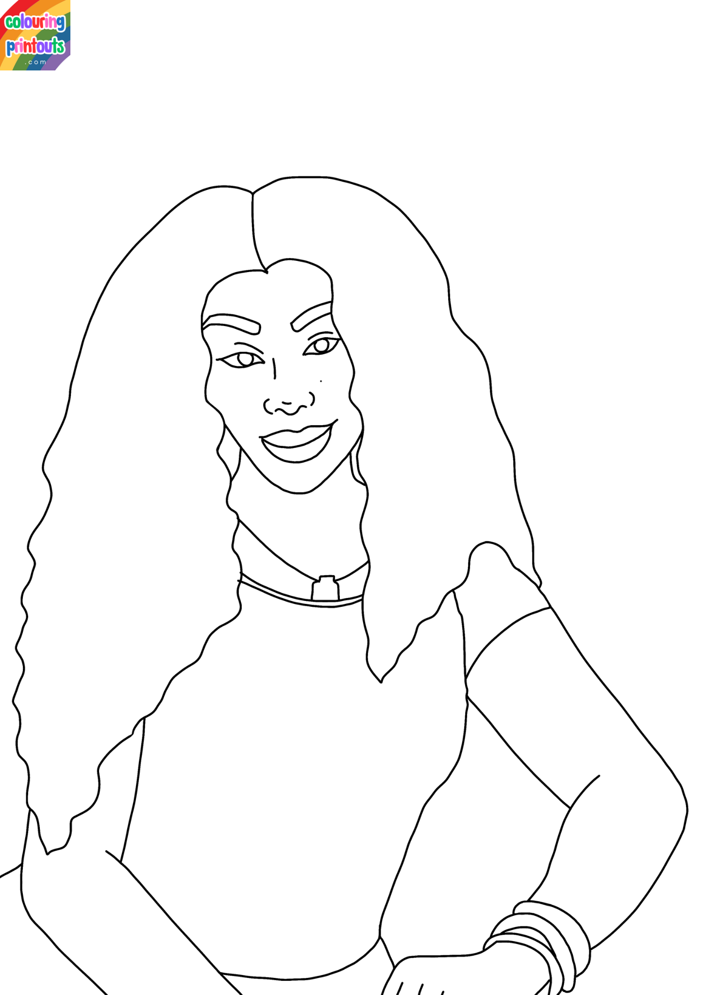 sza coloring page printable