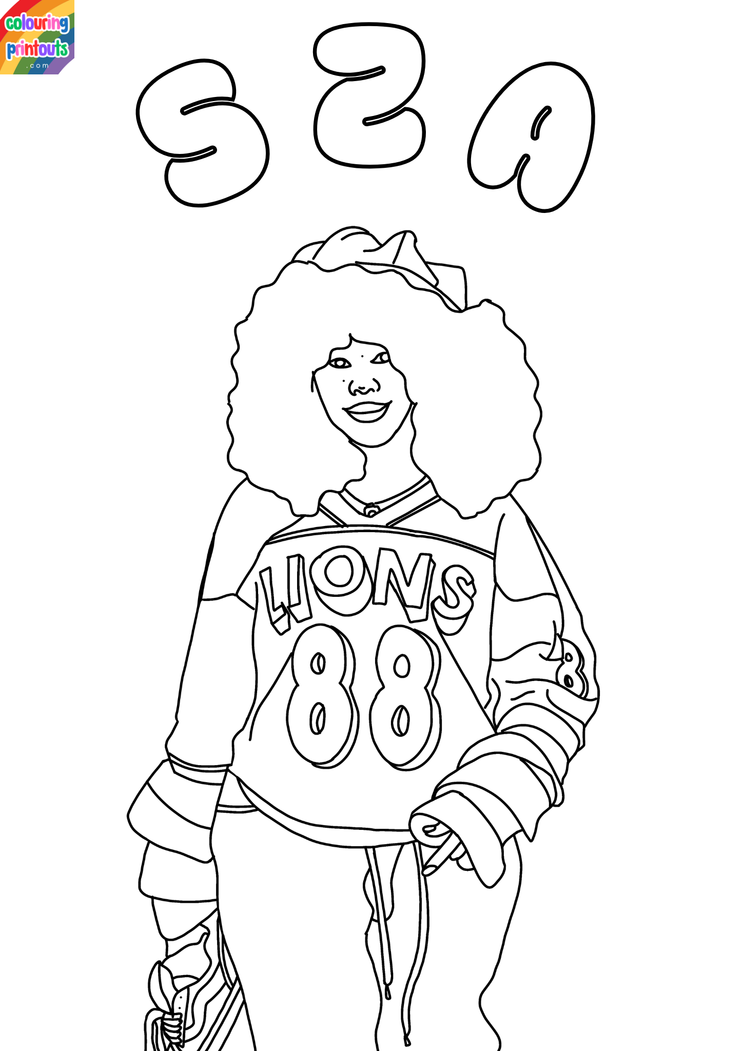 sza coloring page printable (3)