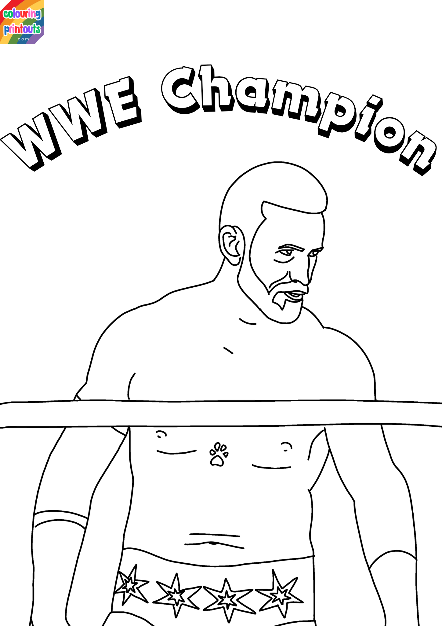 cm punk coloring sheets