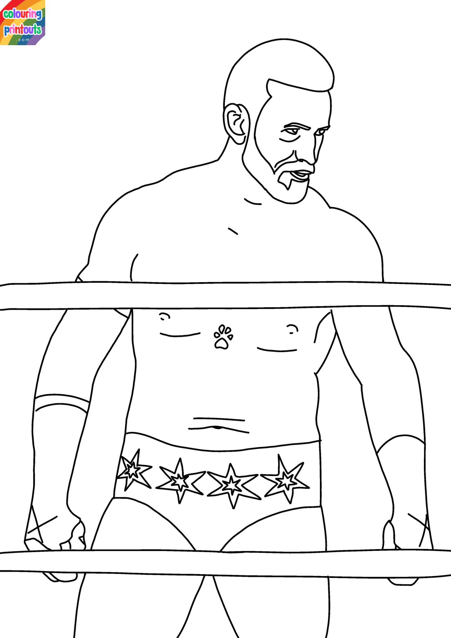 cm punk coloring sheets