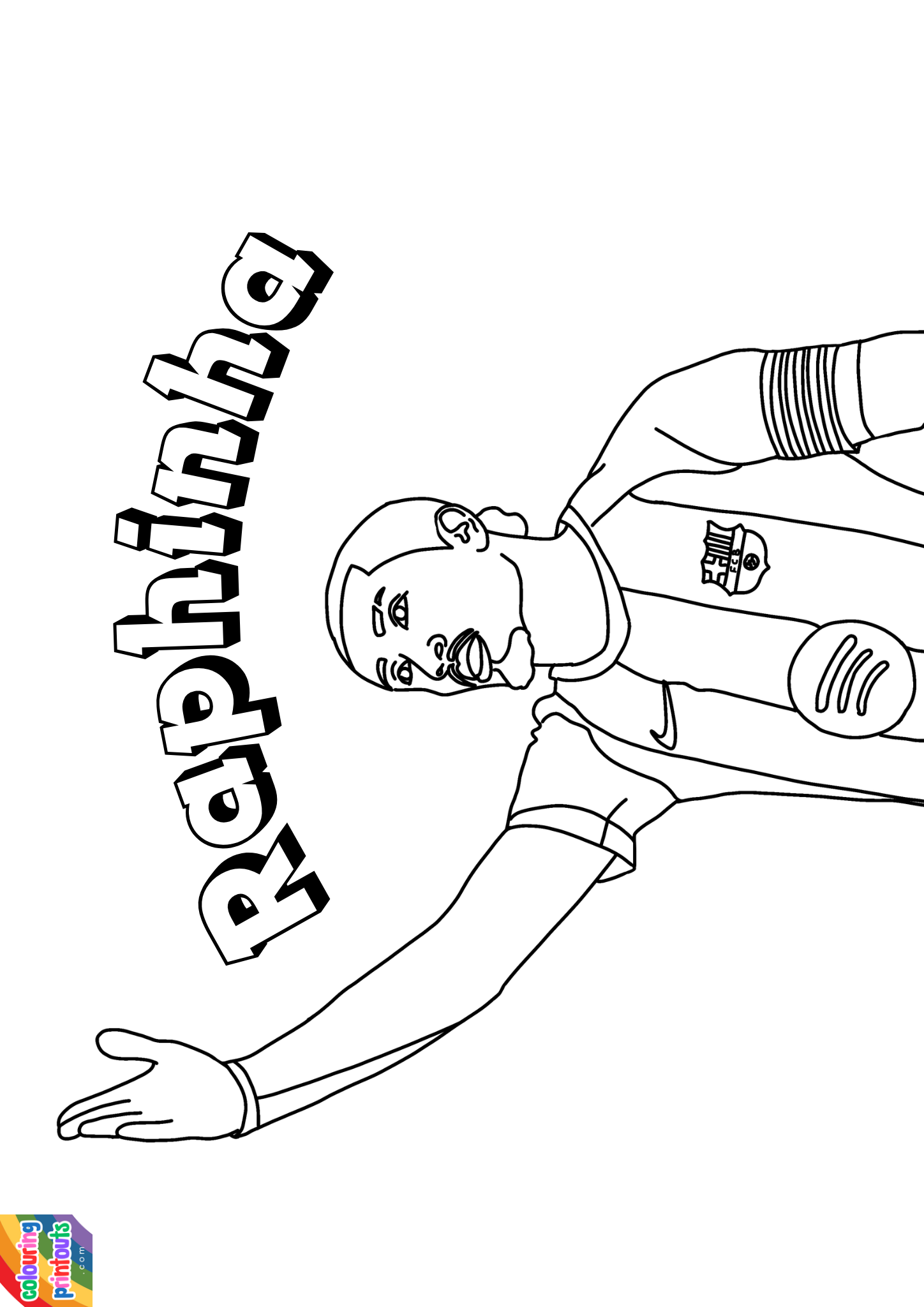 raphinha coloring pages