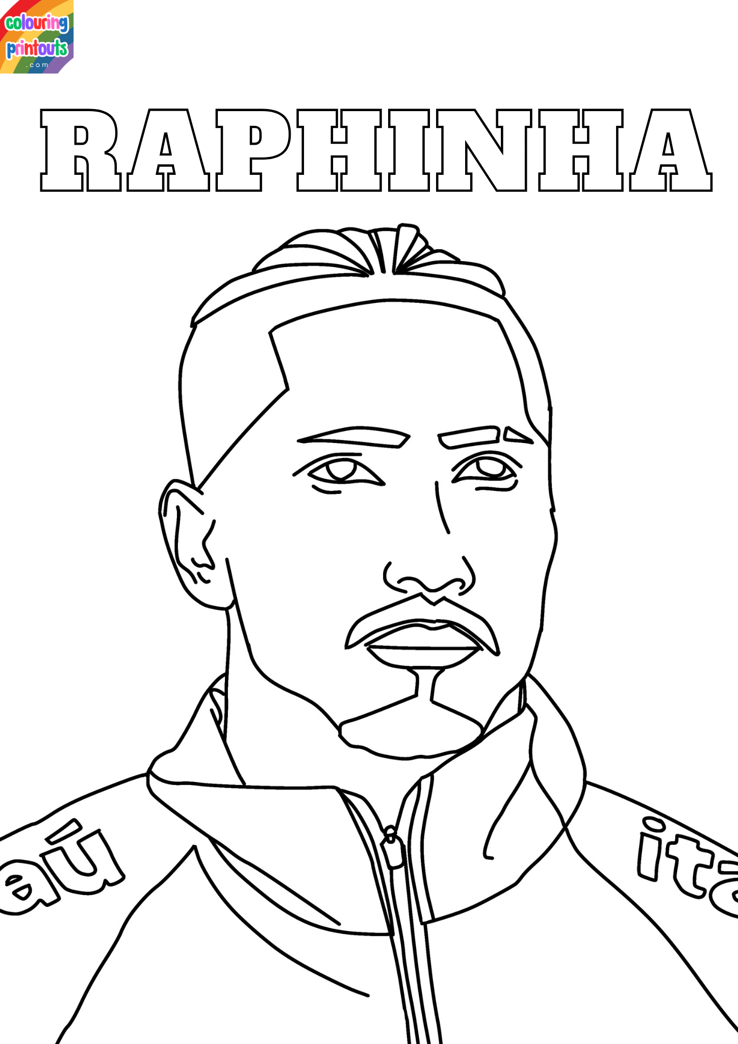 raphinha coloring pages