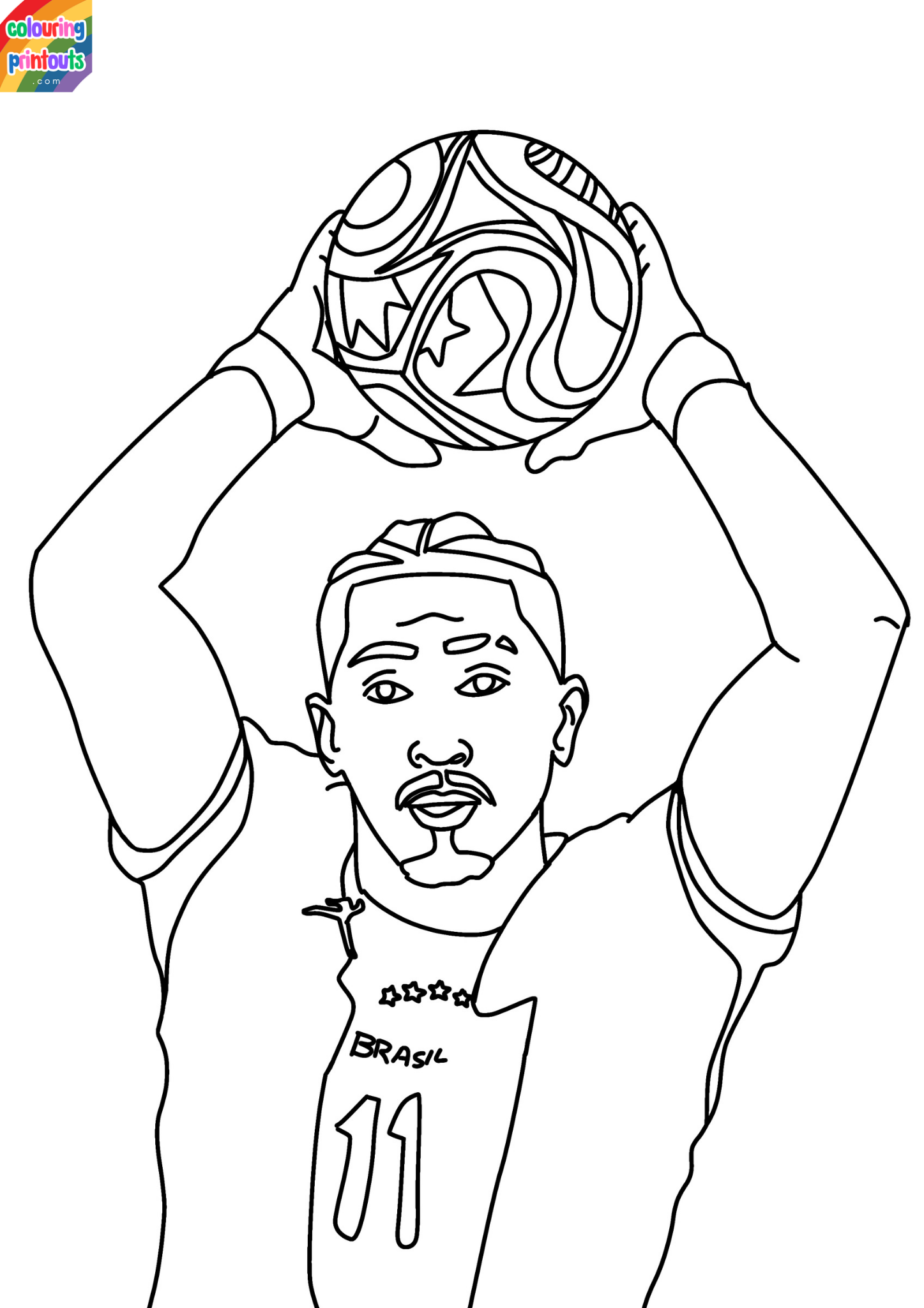 raphinha coloring pages