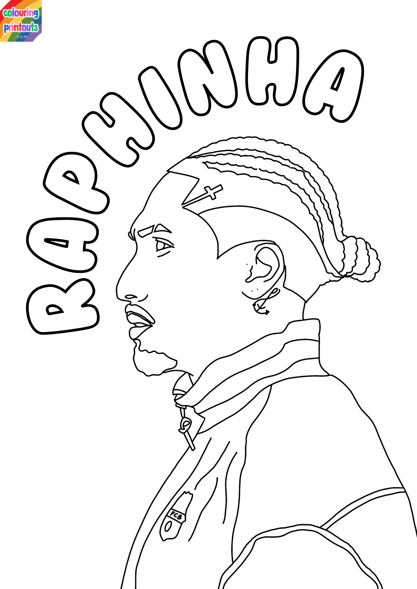 raphinha coloring pages