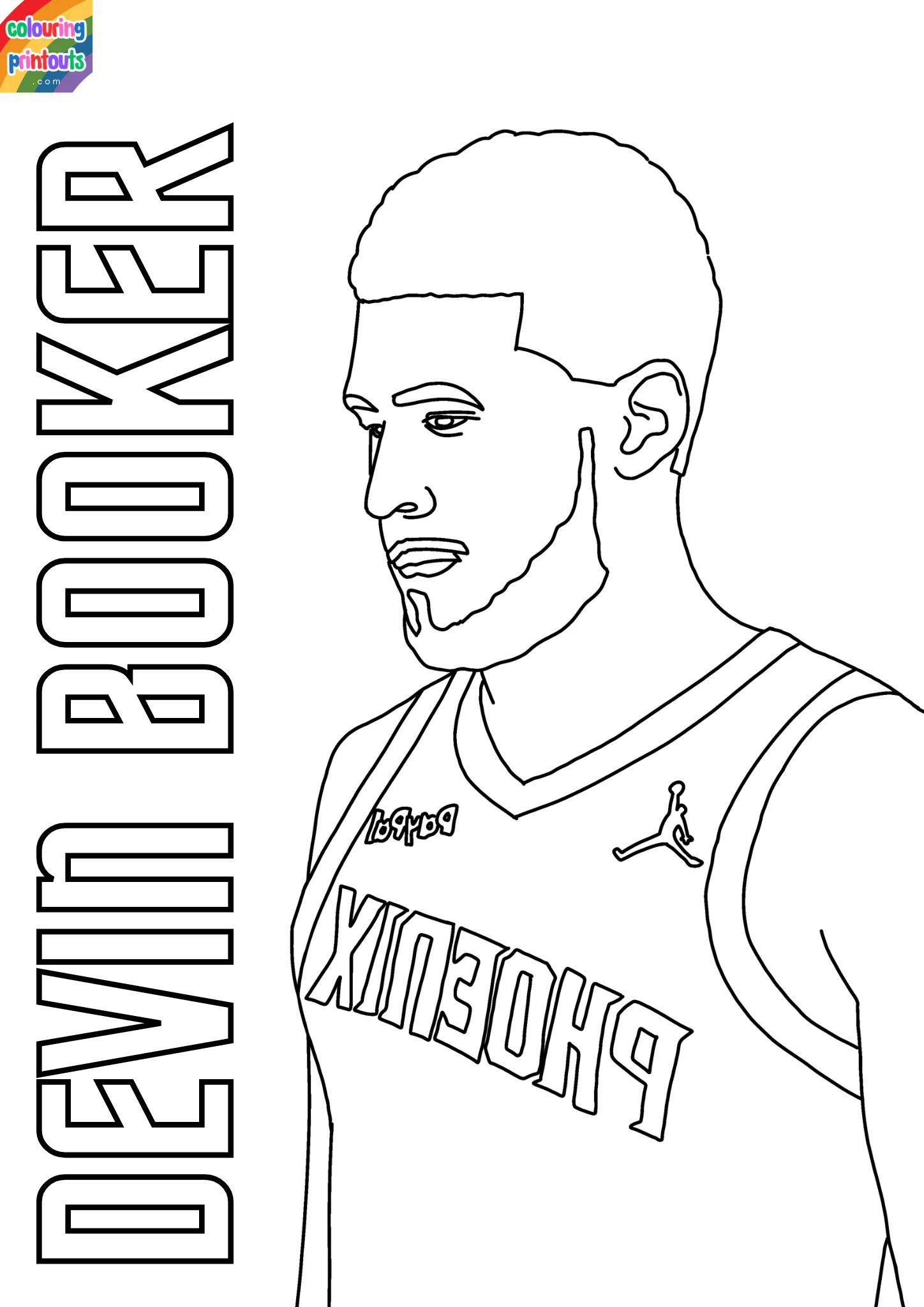 Devin Booker Coloring Pages (11)