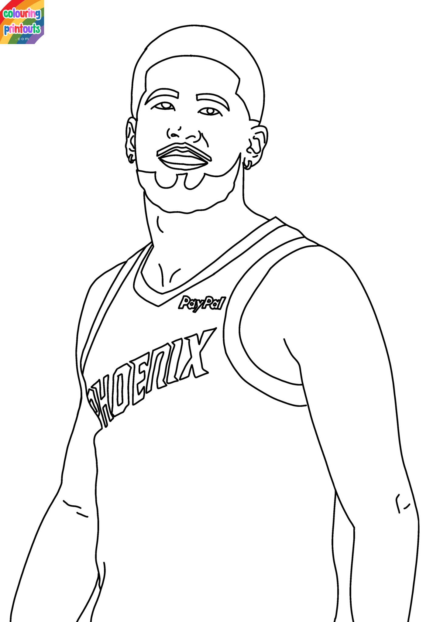 Devin Booker Coloring Pages