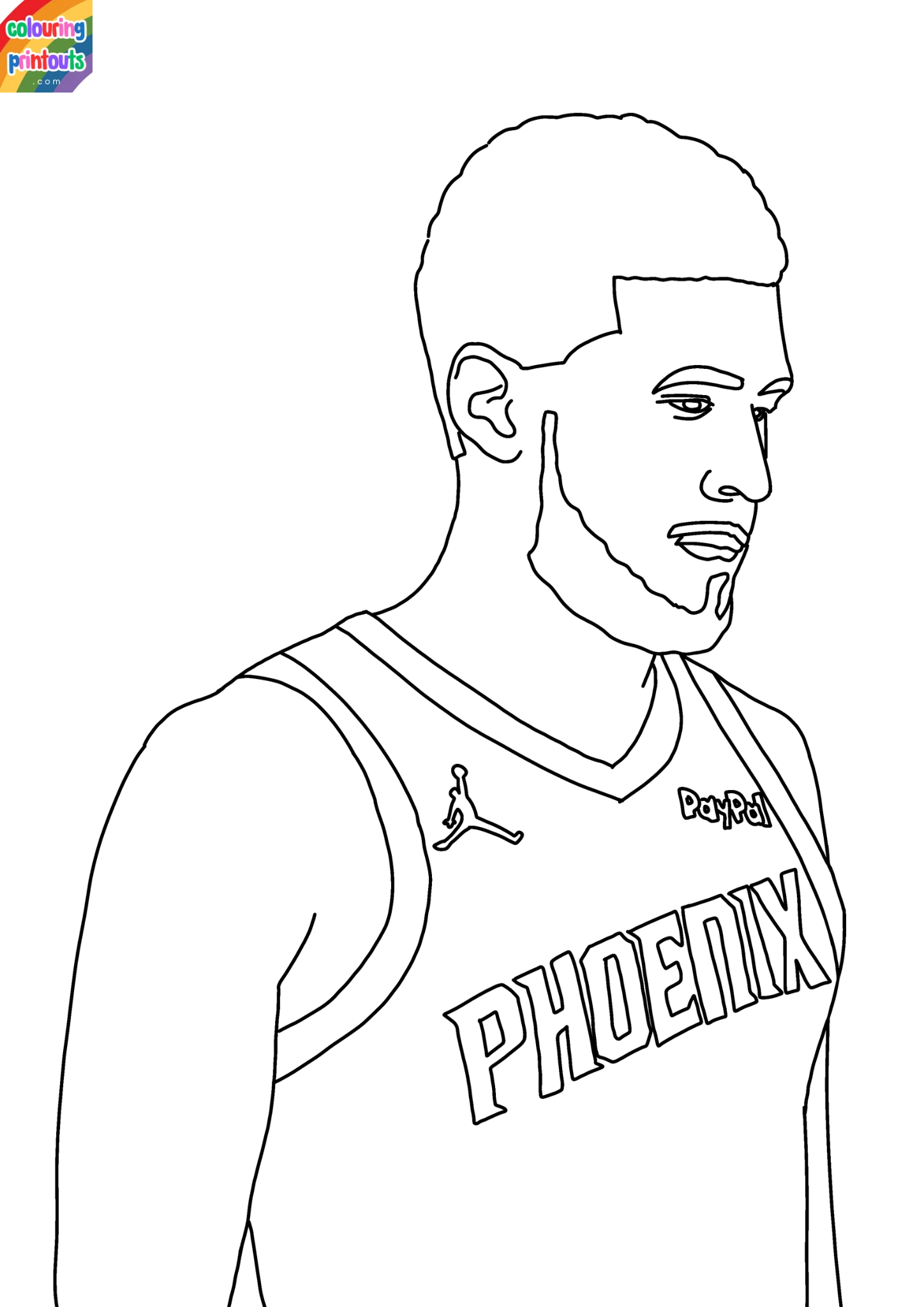 Devin Booker Coloring Pages 