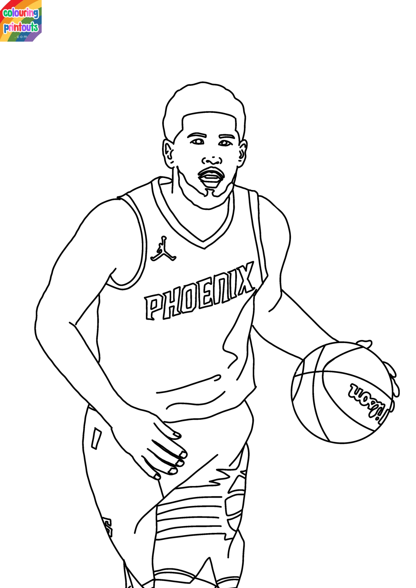 Devin Booker Coloring Pages (7)