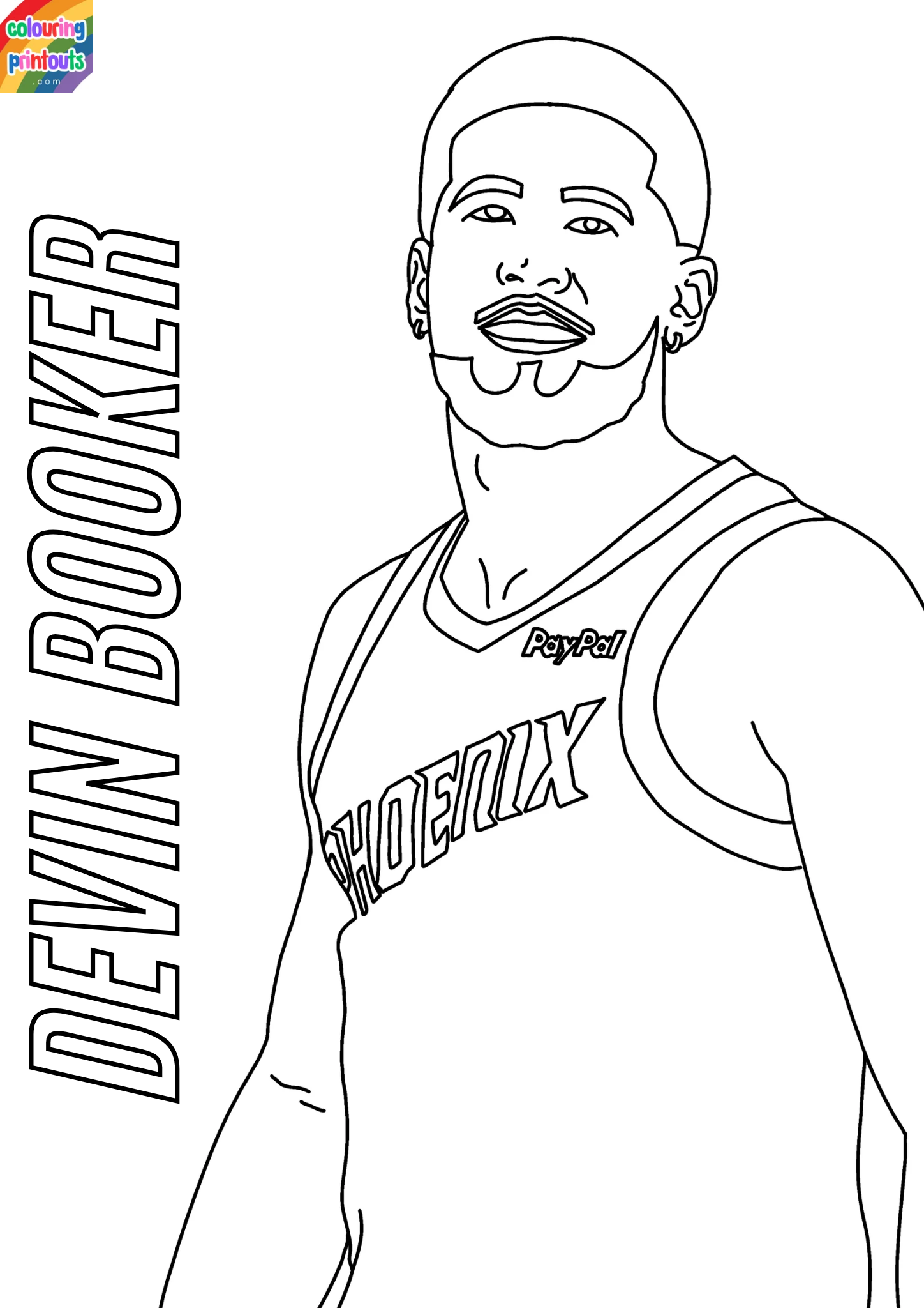 Devin Booker Coloring Pages (8)