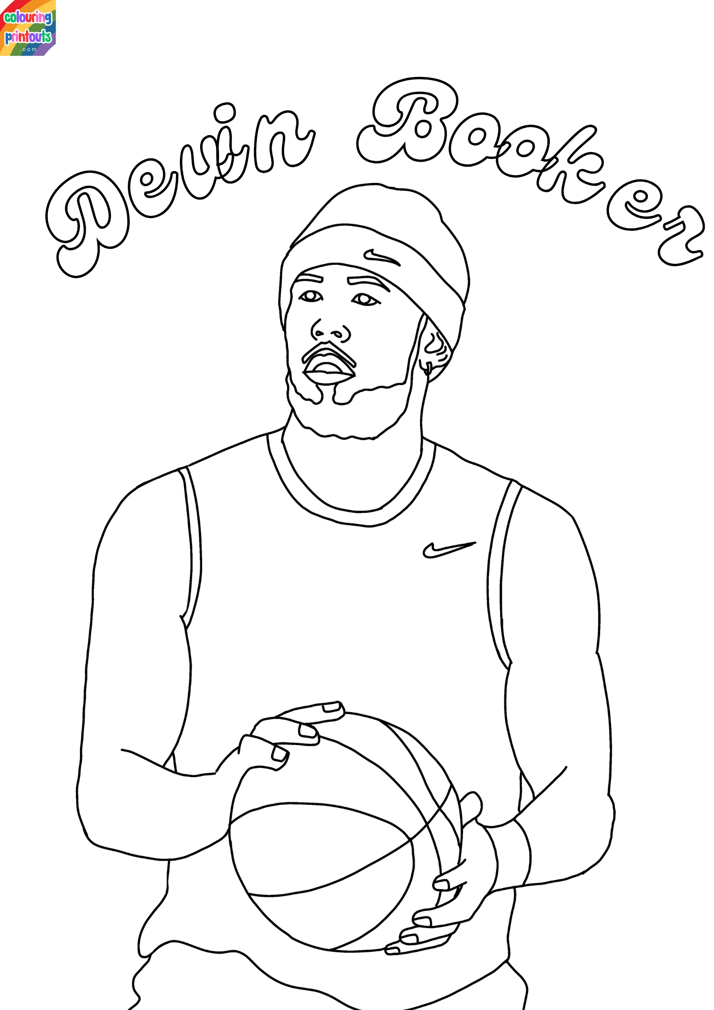 Devin Booker Coloring Pages (9)