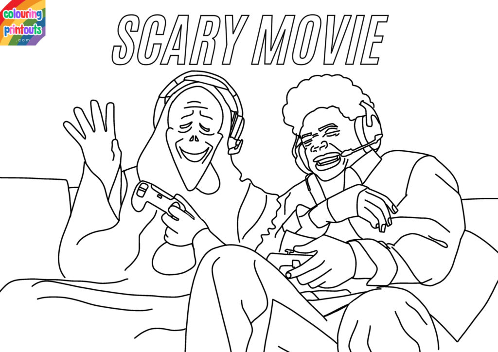 Download Scary Movie 2026 Coloring Pages (3)