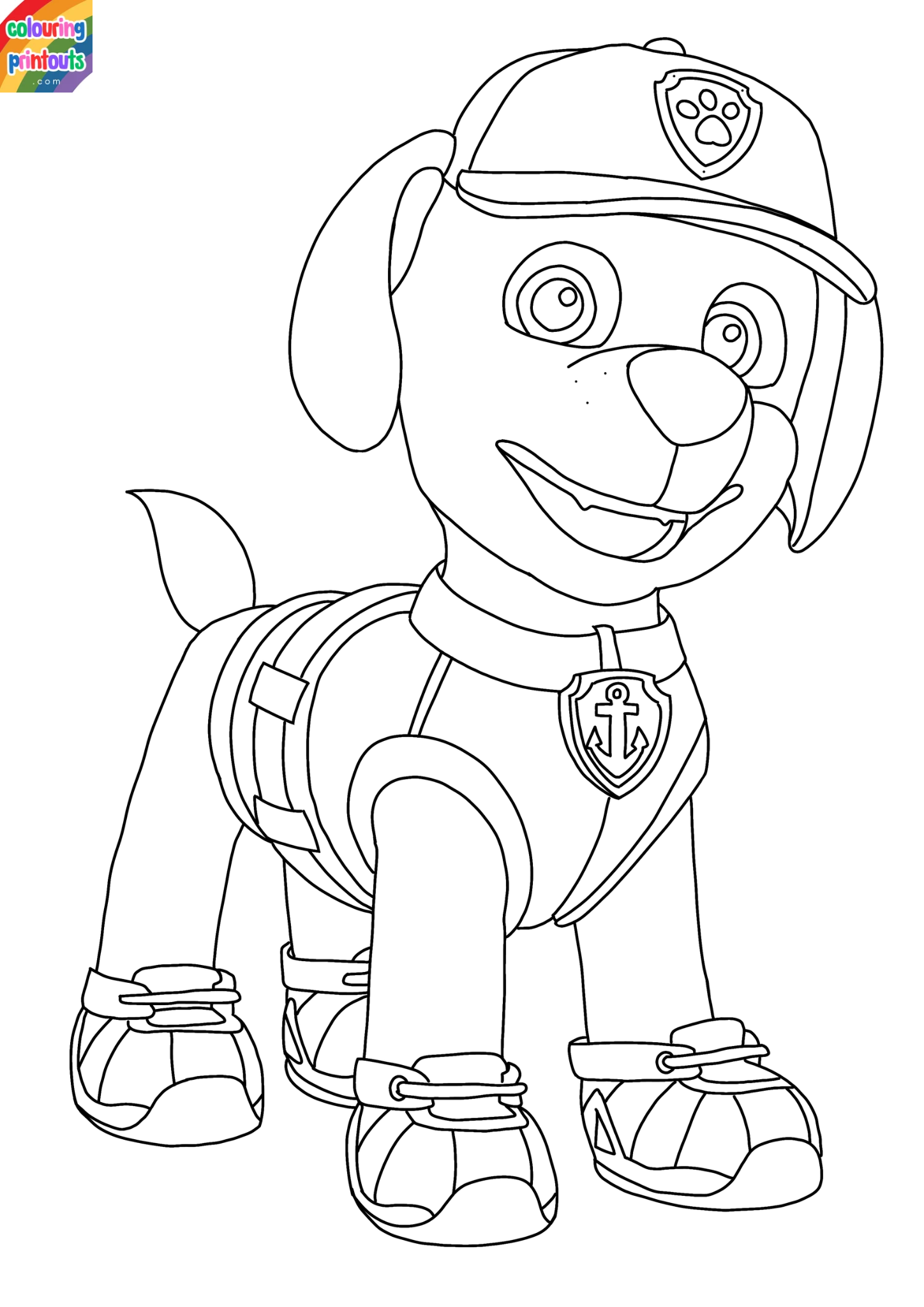 paw patrol coloring pages zuma (6)