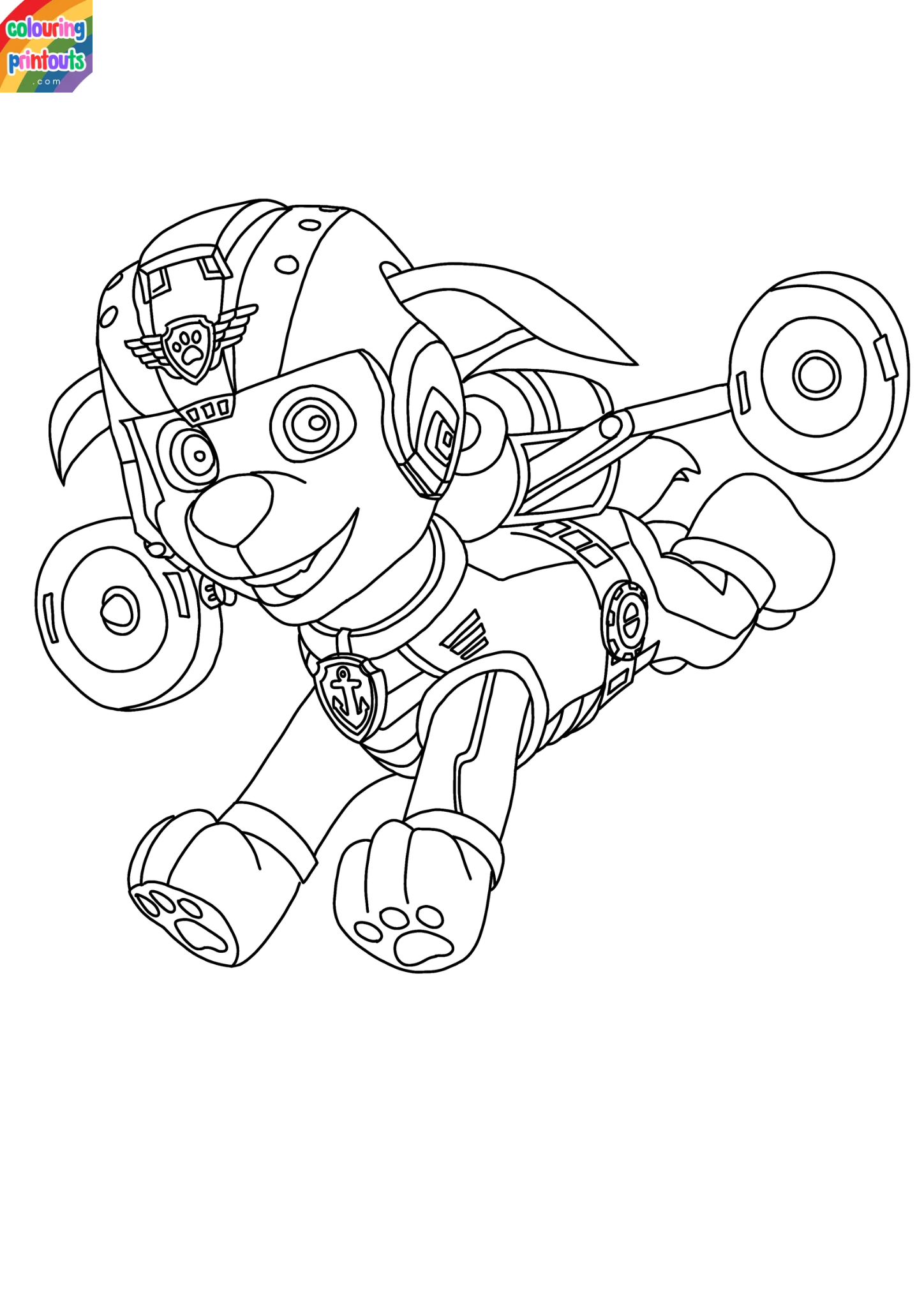 paw patrol coloring pages zuma (7)