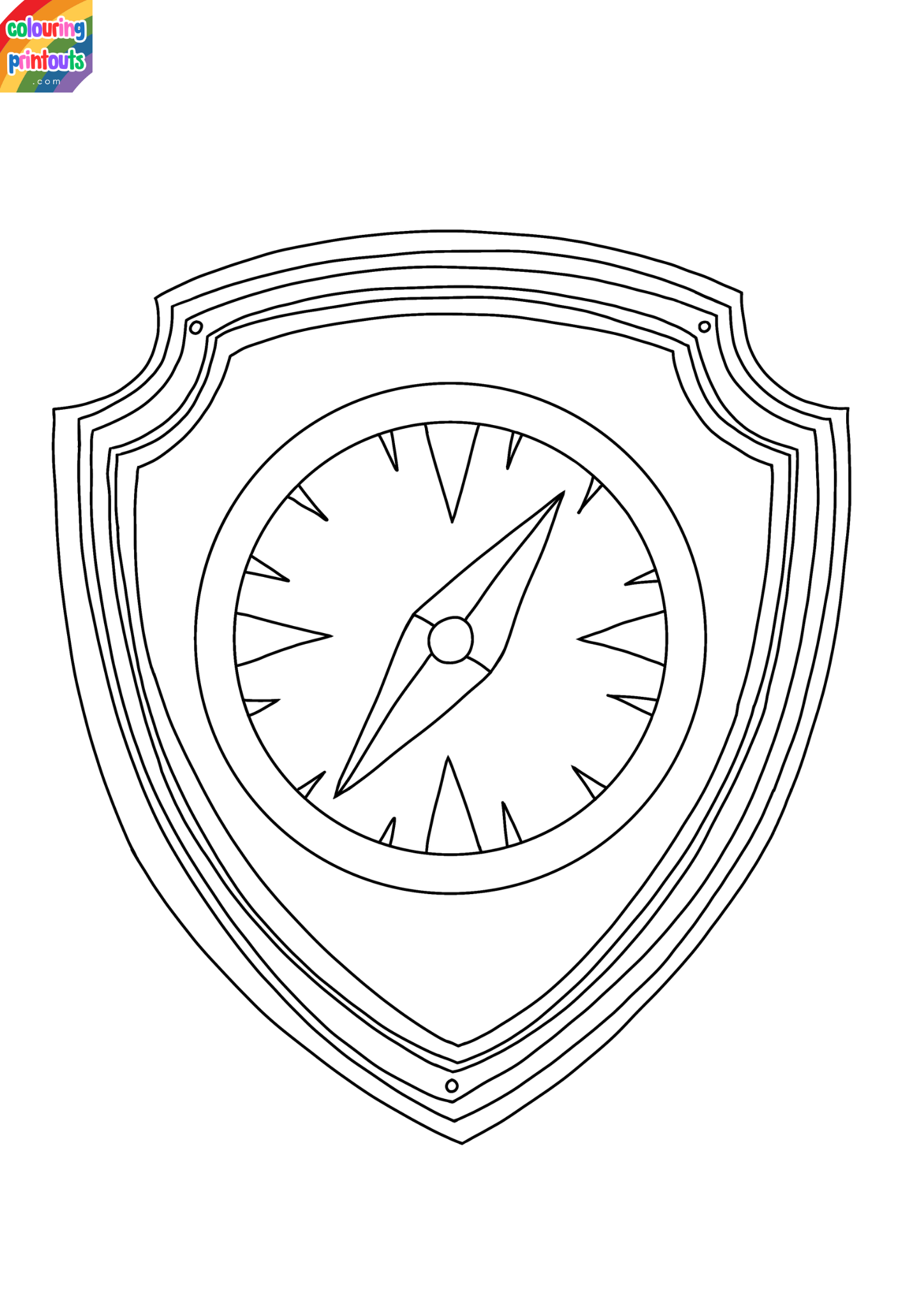 paw patrol tracker coloring page (8)