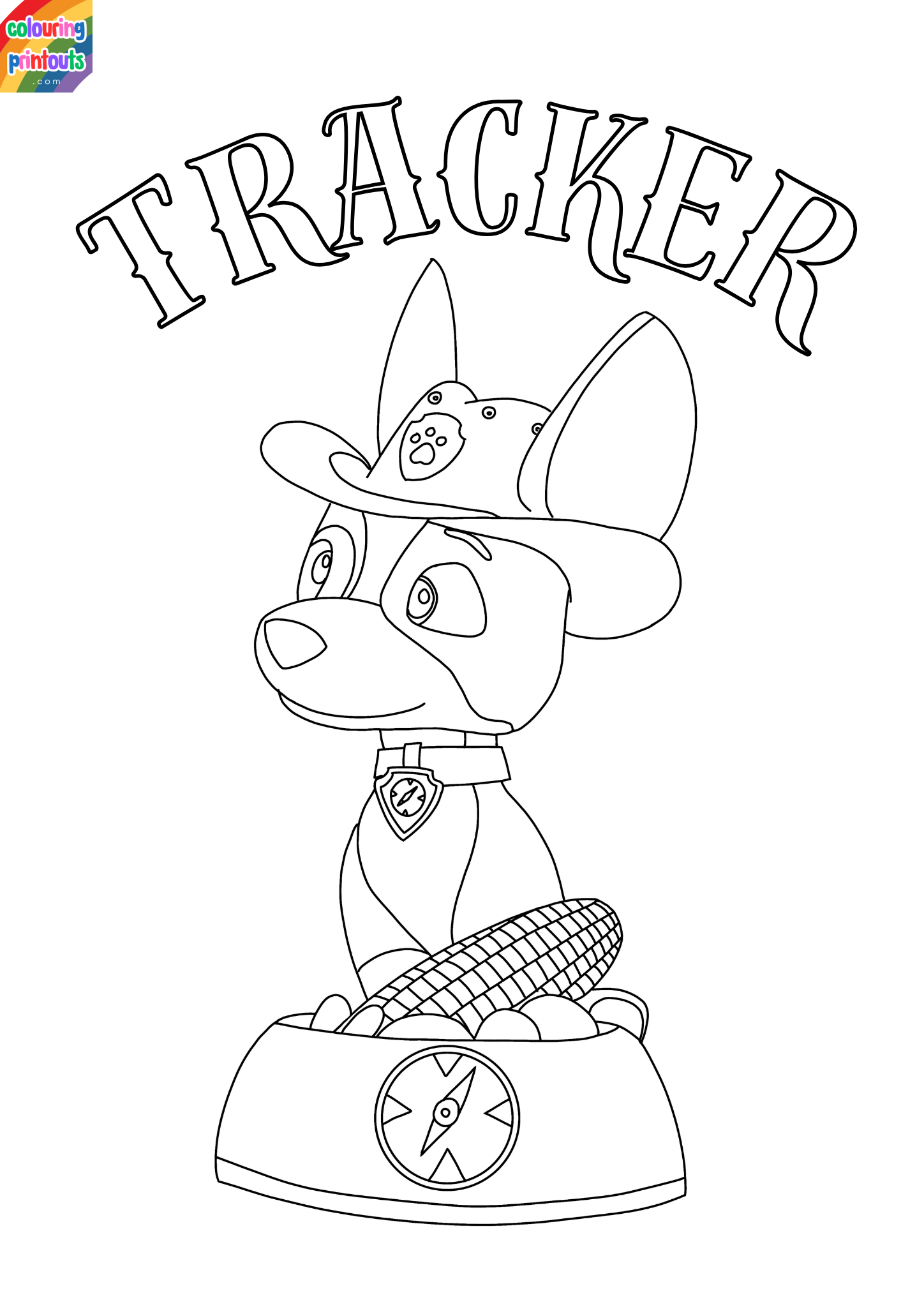 paw patrol tracker colouring pages (3)