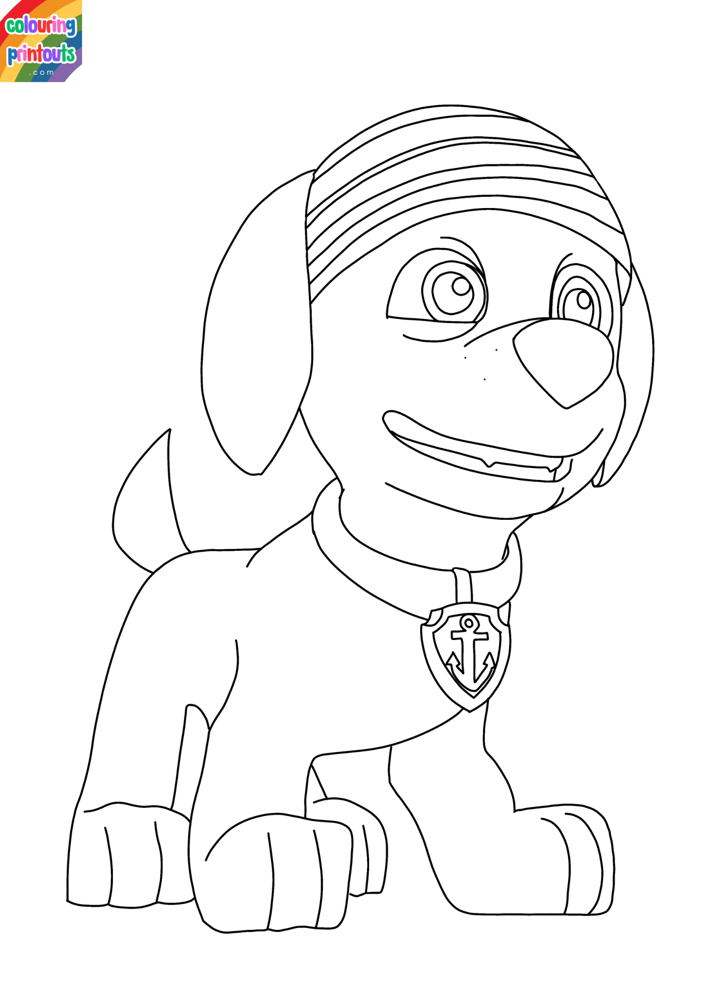 zuma colouring page