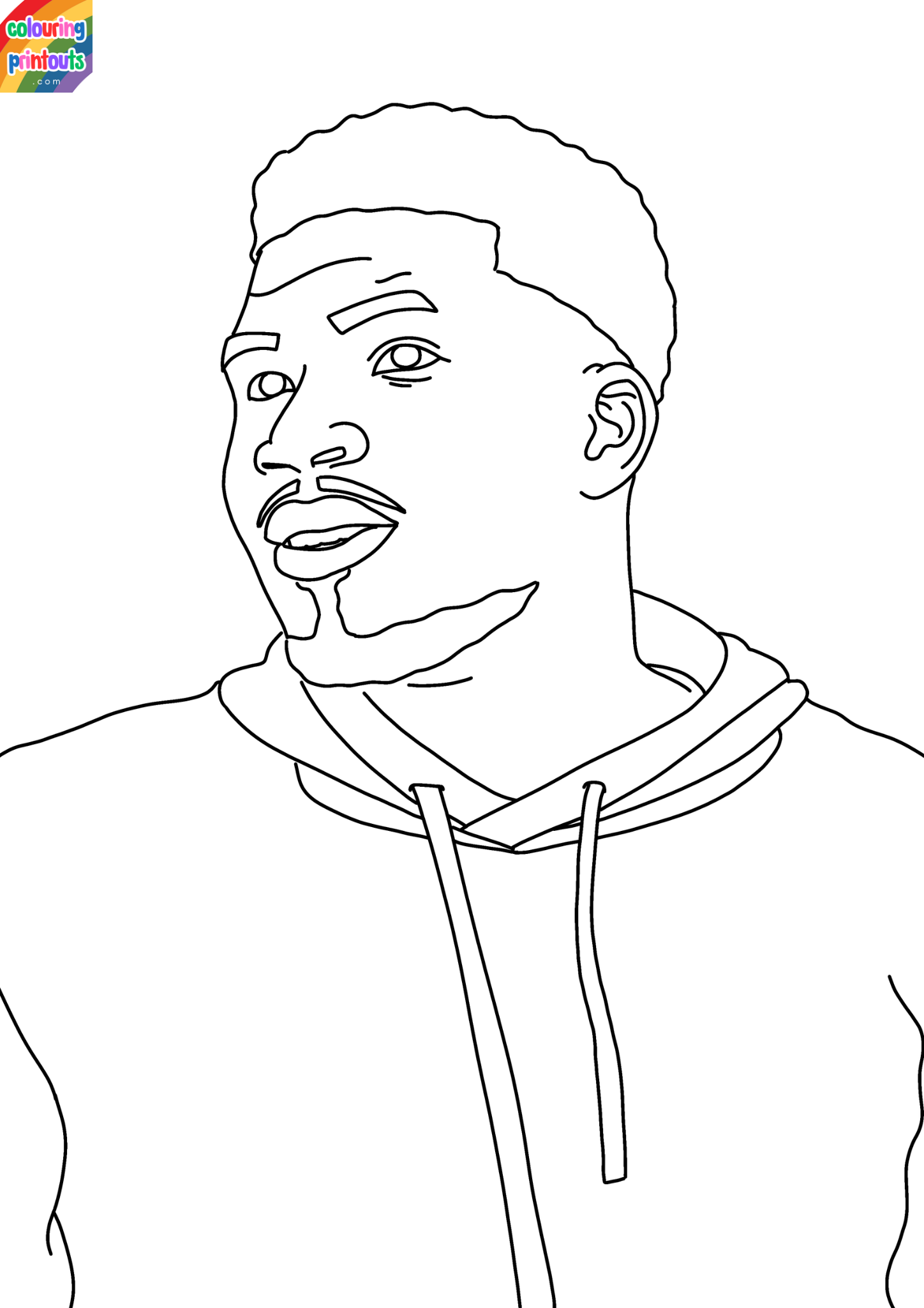 Giannis Antetokounmpo Coloring Pages (2)