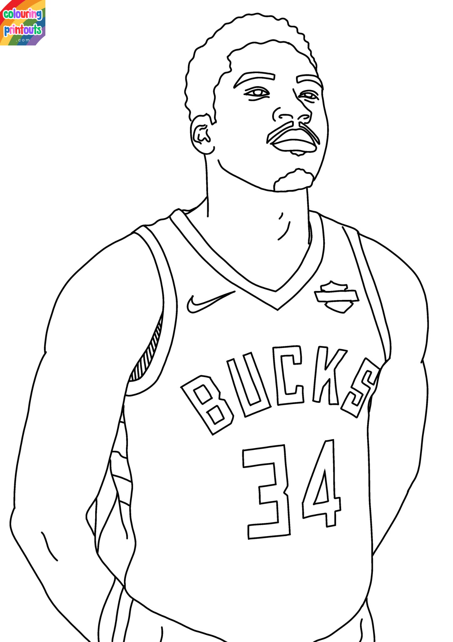 Giannis Antetokounmpo Coloring Pages (3)