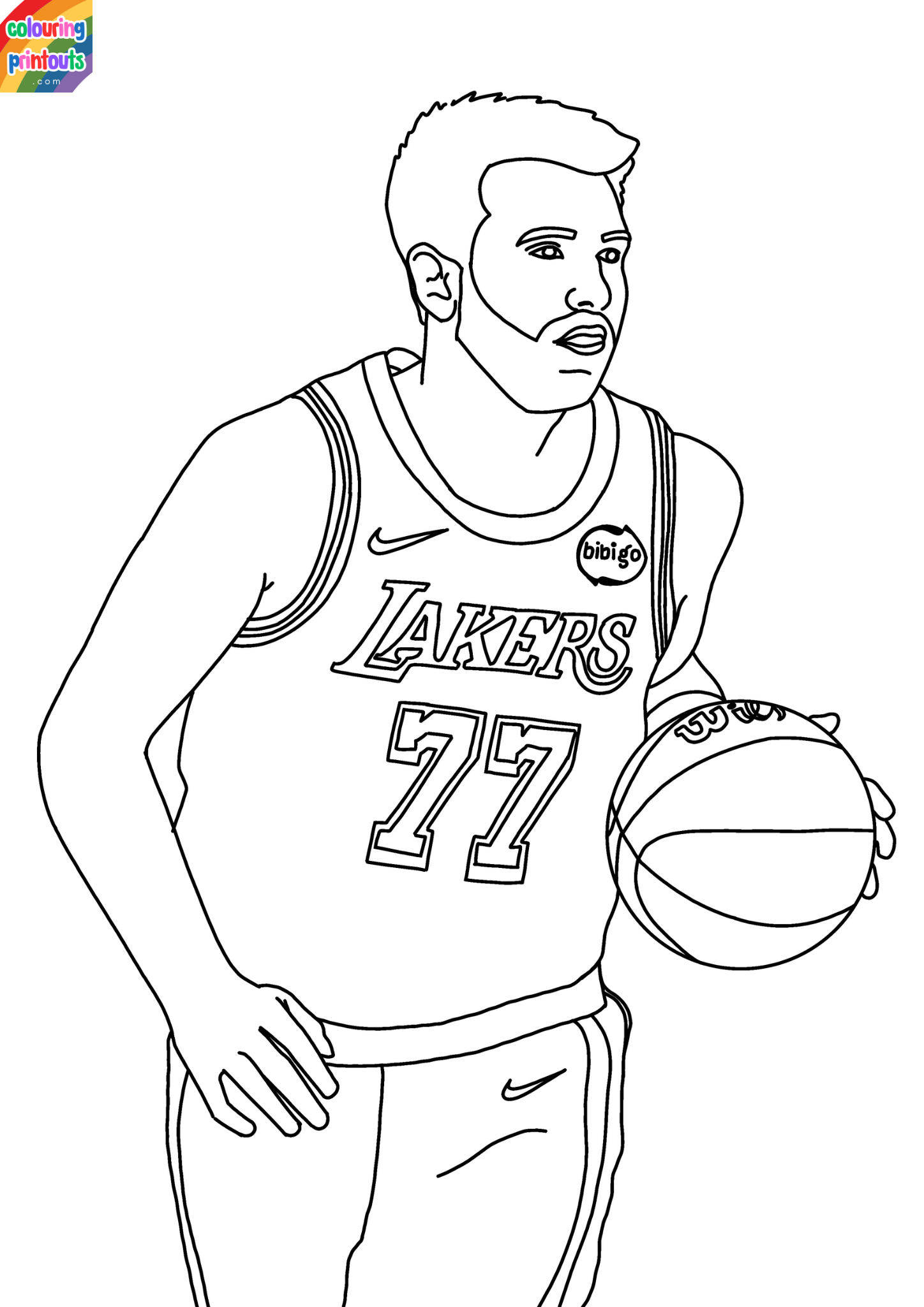 Luka Doncic Coloring Pages (1)
