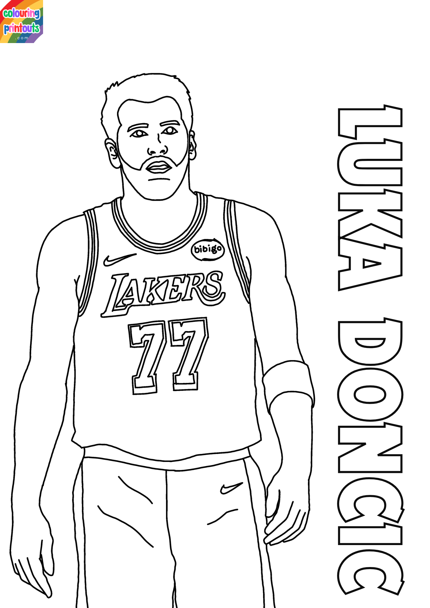 Luka Doncic Coloring Pages (10)