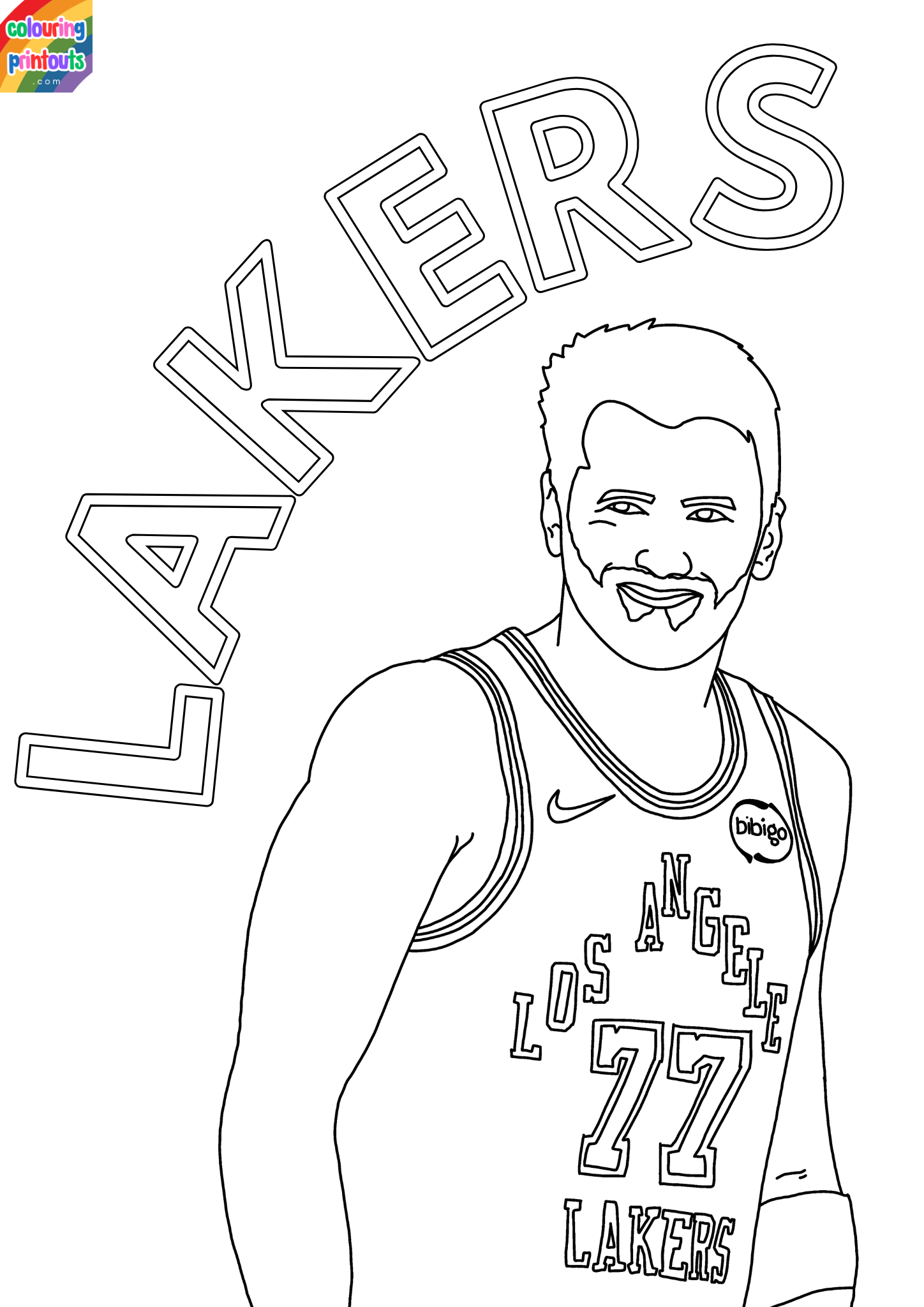 Luka Doncic Coloring Pages (2)